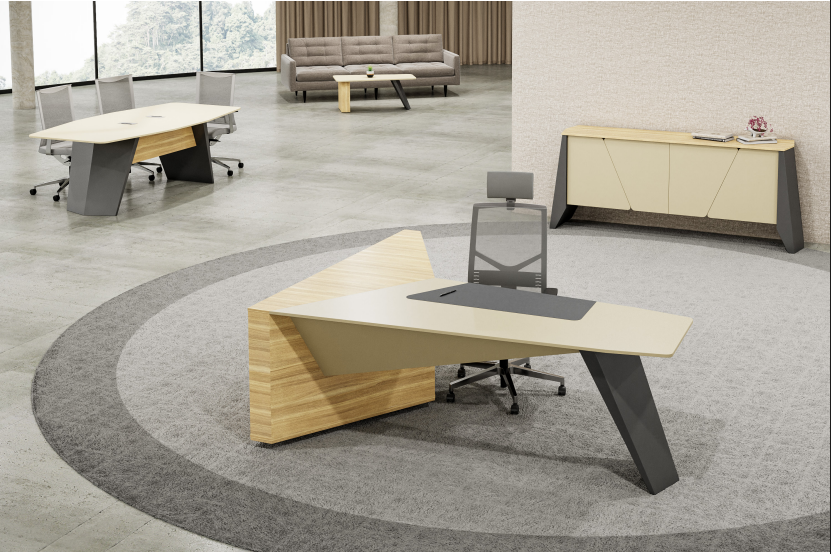 ست میز مدیریت 1007 فرامین ست میز مدیریت 1007 فرامین دارای میز و کنسول و جلو مبلی